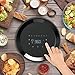 BREVO 2.7Qt 1400W Digital Air Fryer with Programmable Touch Control 8 Presets Instant Hot Frying Low-fat Cooking