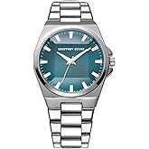 Geoffrey Beene Men's Dress Watch, 42mm Metal Case, Sunray Dial, Quartz Analog Movement, Metal Bracelet with Foldover Clasp, Gift for Him