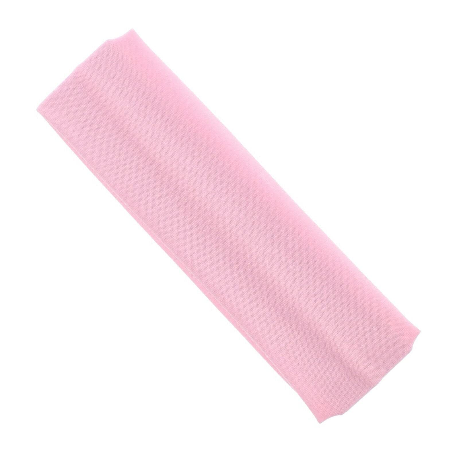 Topkids Accessories Yoga Headband for Women, Hairbands Women, Exercise Band, Womens Cycling, Sweat Bands, Hair Accessories, Headbands for Women's Hair, Head Bands Adult Women (5cm / 2", Pale Pink)