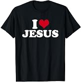 I Love Jesus I Heart Jesus T-Shirt