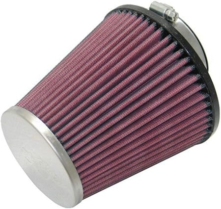 Amazon K N ユニバーサルクランプオンフィルター 高性能 プレミアム 洗浄可能 交換用フィルター フランジ直径 2 75インチ フィルター高さ 5 125インチ フランジ長さ 0 875インチ 形状 ラウンドテーパー Rc 80 エアフィルター 車 バイク