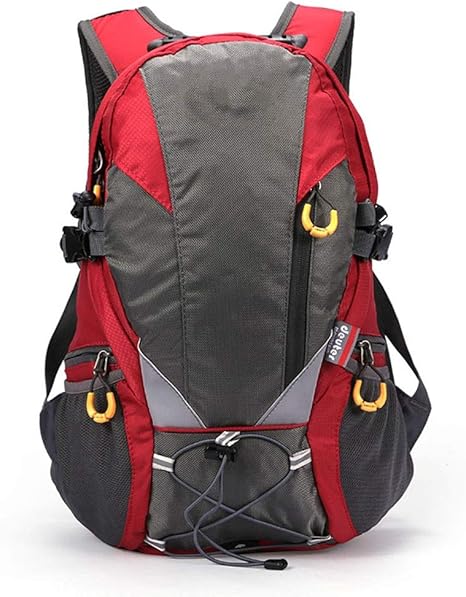 Amazon Co Jp 通気性 トラベルバッグスポーツウォーキングバッグ30lレインカバー アウトドア登山バッグバックパックメンズショルダー バッグレディースを送る 色 Red ホーム キッチン