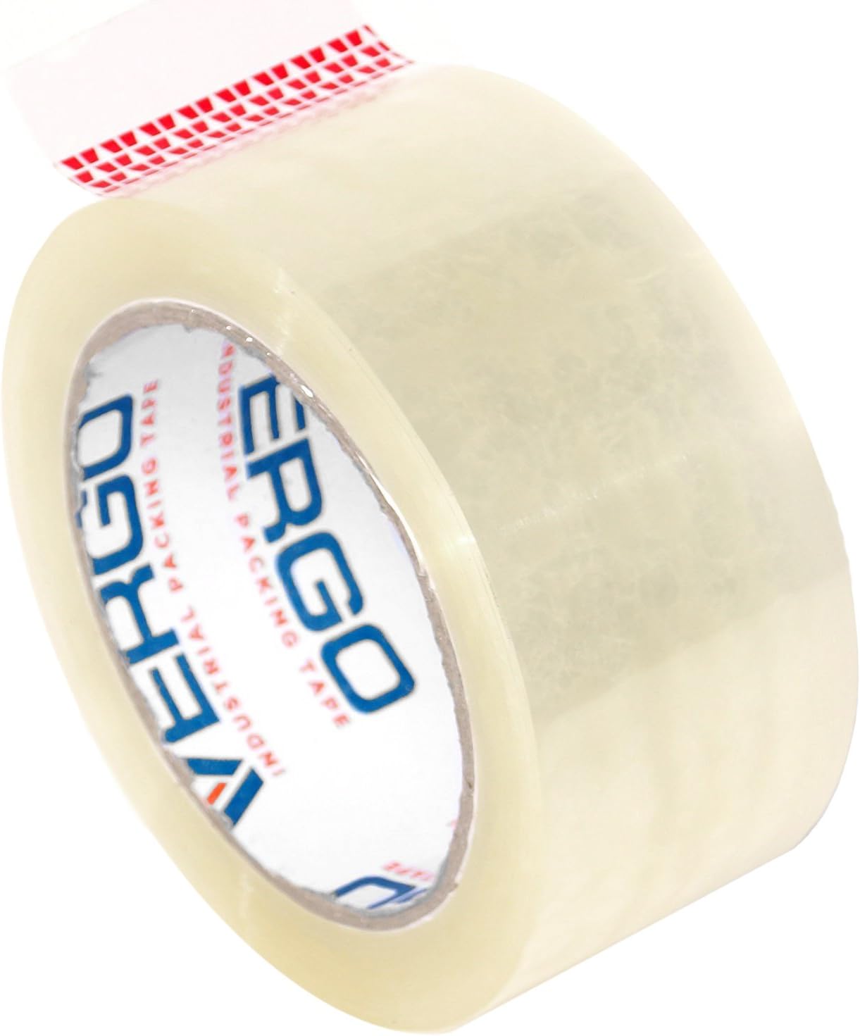Vergo Industrial Heavy Duty Clear Packing Tape 2.7mil for Moving Packaging Shipping and Office (6 Pack) : Office Products