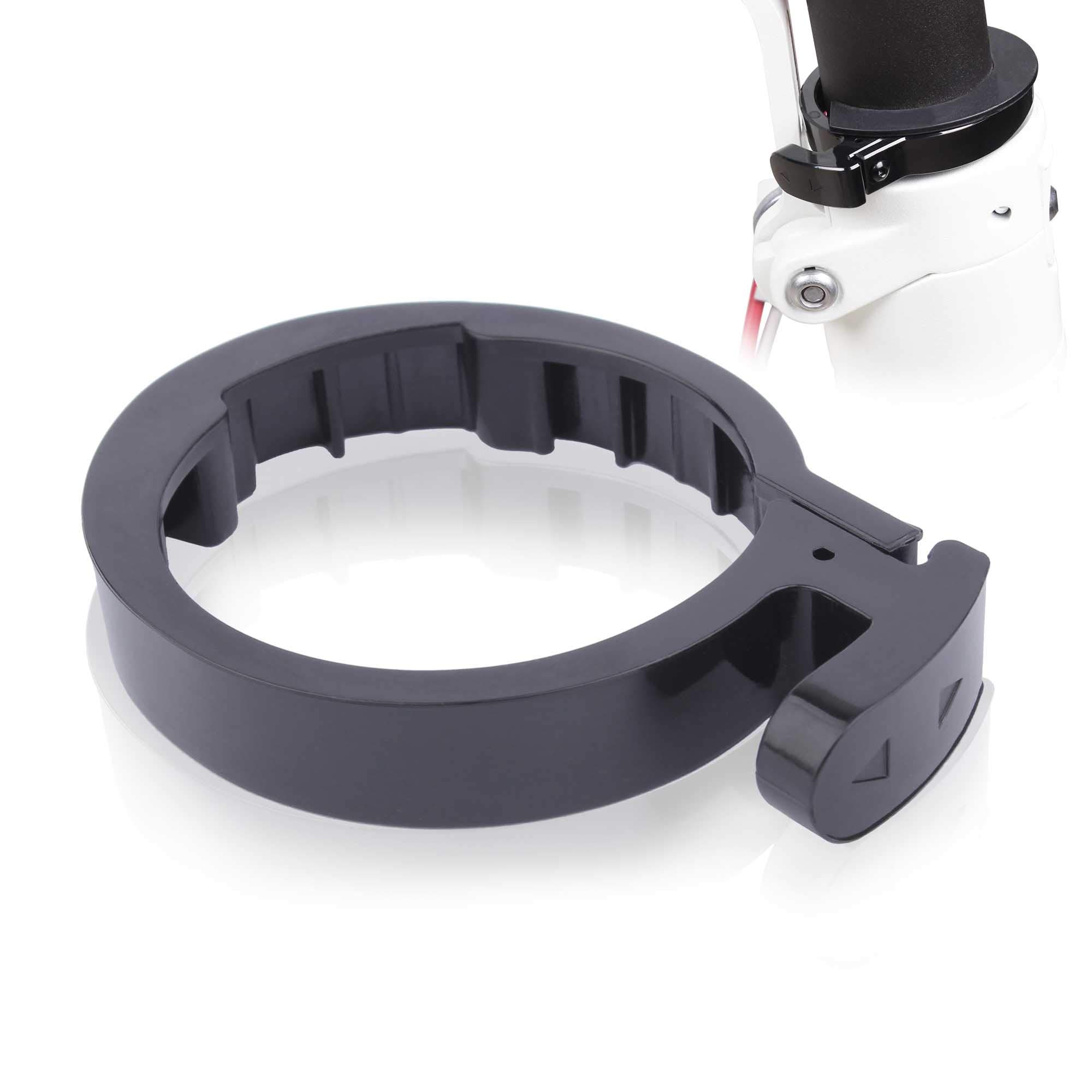 TOMALL Scooter Front Round Locking Ring for Xiaomi Mijia M365 - Black, Lightweight and Compact Design