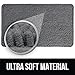 KANGAROO Bathroom Rugs, Chenille Soft Absorbent Bath Rug, Shaggy Shower Mat, Quick Dry Machine Wash Bathmat, Plush Carpet Mats for Tub, Bathtub and Room Home Decor Accessories, 30x20, Beige