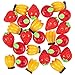Maddie Rae's Scrapbooking Charms, Mixed Fruit 25 pcs of Beads, Strawberry, Apple, Bananas - Fun Accessory, Great for Arts & Crafts, Decorations, Scrapbooking, Slime, DIY School Projects, Fun Gift