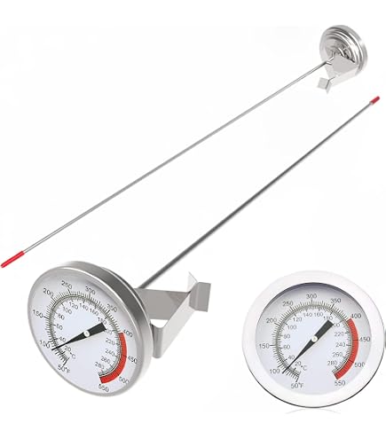 1Pc Kettle Clip On Dial Thermometer Home Brew Wine Beer