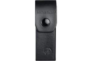 LEATHERMAN, Leather Box Sheath for Multi-Tools, Fits Skeletool, Crunch & Charge, Black