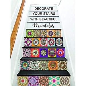 Paper Plane Design Tile Sticker Size 6 inch x 6 inch x 36 pcs – Multi Colour (Pattern-1)