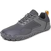 RUMPRA Men's Women's Barefoot Zero Drop Sneakers with Wide Toe Box Non-Slip Water Resistant Hiking Shoes for Trail Running and Trekking