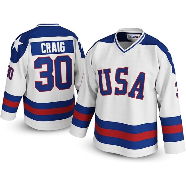 Amazon.com: UNLC #17 Jack O'Callahan Miracle USA Hockey Jersey