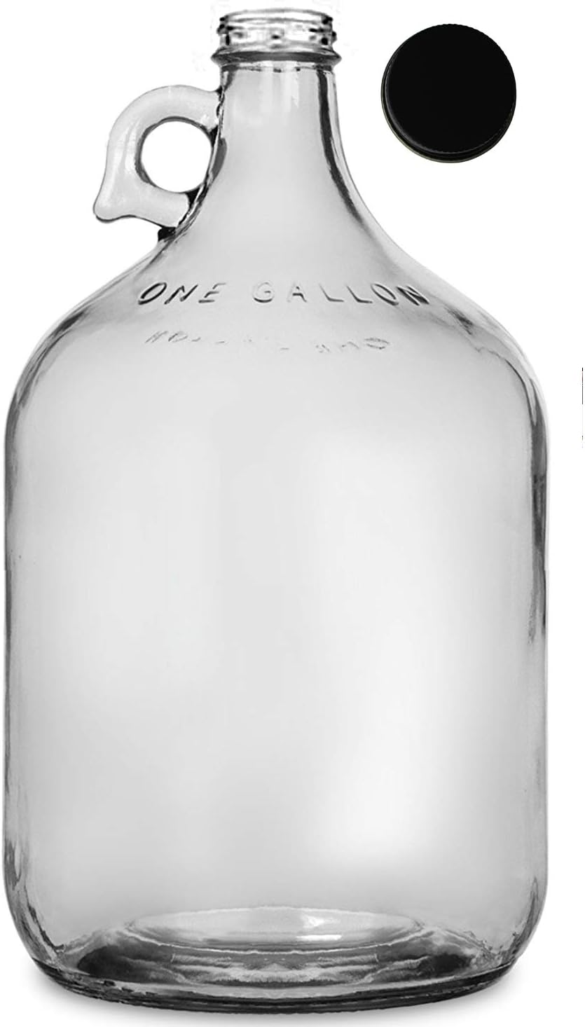 Home Brew Ohio 1 Gallon Glass Water Bottle Includes 38 mm