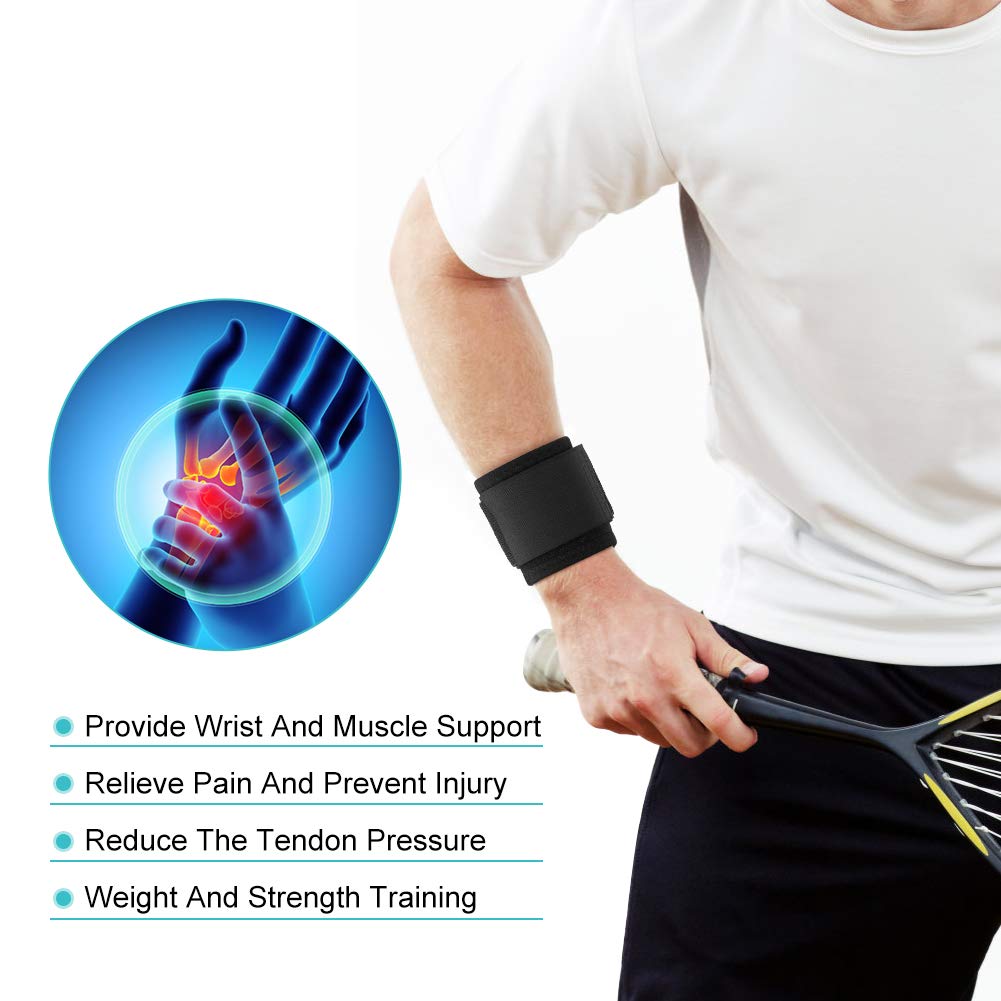 Breathable Wrist Band, Wrist Support Sleeve with Stretched Elastic Belt for Carpal Tunnel Syndrome Joint Pain, Arthritis - Image 3