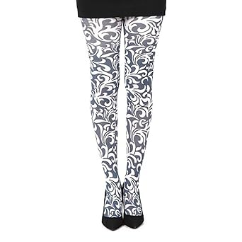 Pamela Mann Strumpfhose HENNA PRINTED white