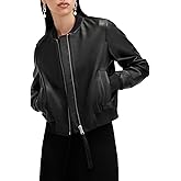 AllSaints Women's Leather Orten Bomber Jacket