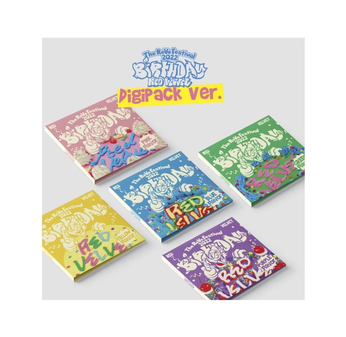 Red Velvet - The ReVe Festival 2022 Birthday [Digipack Ver.] Album+Folded Poster (Random ver.)