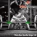 Thick Bar Grips 1.0 Turns Barbell, Dumbbell, and Kettlebell Into Thick Gripz For Muscle Growth. Strengthen. For Weight Training/Bodybuilding/Strongman/WOD (Green, 1.0 (Beginner Thick Grip))