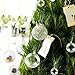 AerWo 30mm Transparent Fillable Ball Bauble Christmas Ornament Party Decoration, 10 Pieces