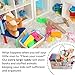 XL Baby Diaper Caddy Organizer with FREE Pouch - Nursery Organizing Basket For Baby Changing Essentials - Baby Shower Gift Idea and Toy Storage For Boys And Girls | MARI New York