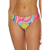 Trina Turk Womens Venus Reversible Bikini Bottom, Cheeky Coverage, Swimwear Separates for Women