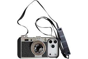 Yatchen Camera Case Compatible with iPhone 17 Pro Max, Cute 3D Vintage Camera with Lanyard Adjustable Shoulder Strap Girls Wo