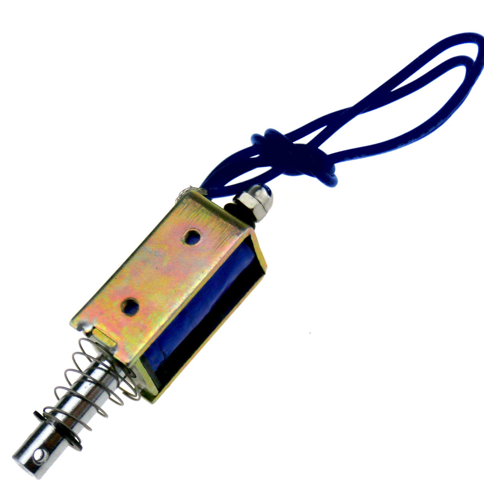 Be In Your Mind DC 12V Open Frame Electric Magnet Push-Pull Electric Magnet Actuator Solenoid Electromagnet 0.4N