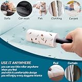 EMBO 4 Pieces Lint Roller Replacement Refill Rolls for IKEA Bastis view 6