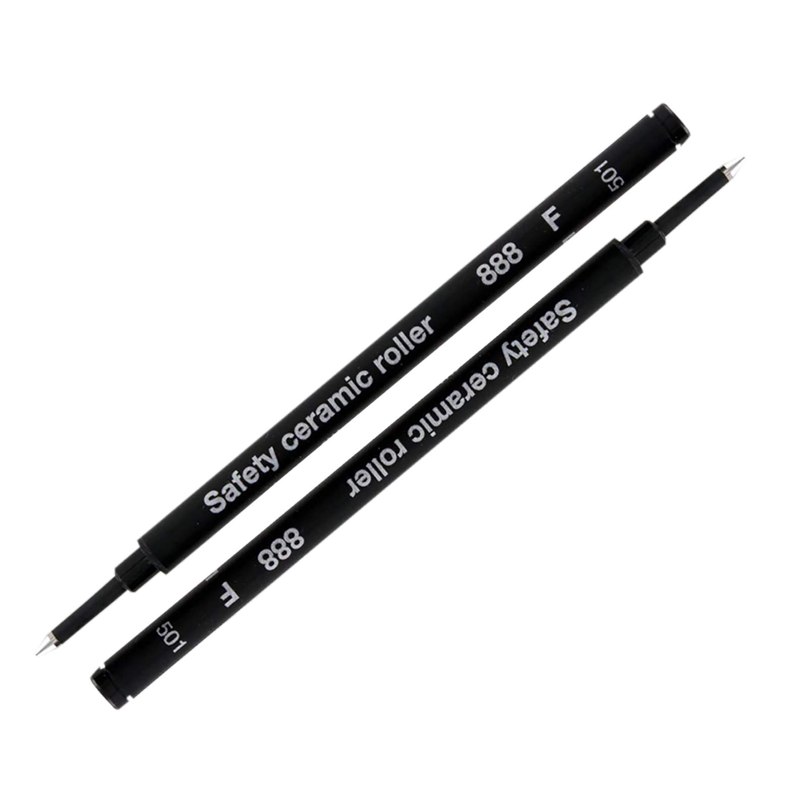Schmidt German Roller Pen Black Refill Safety Ceramic Roller 888 F (2