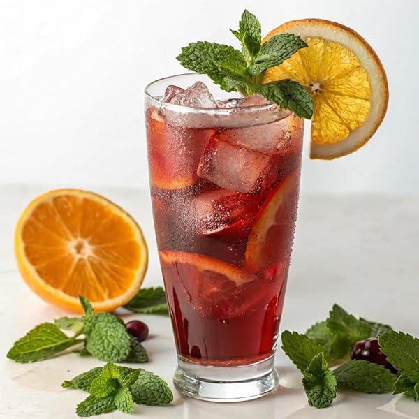 TAZO ICED PASSION CONCENTRATE, HERBAL FRUIT TEA, CAFFEINE FREE, EASY-TO-SERVE FOR EVERYDAY REFRESHERS AND MOCKTAILS, 32 OZ CARTON (PACK OF 2)
