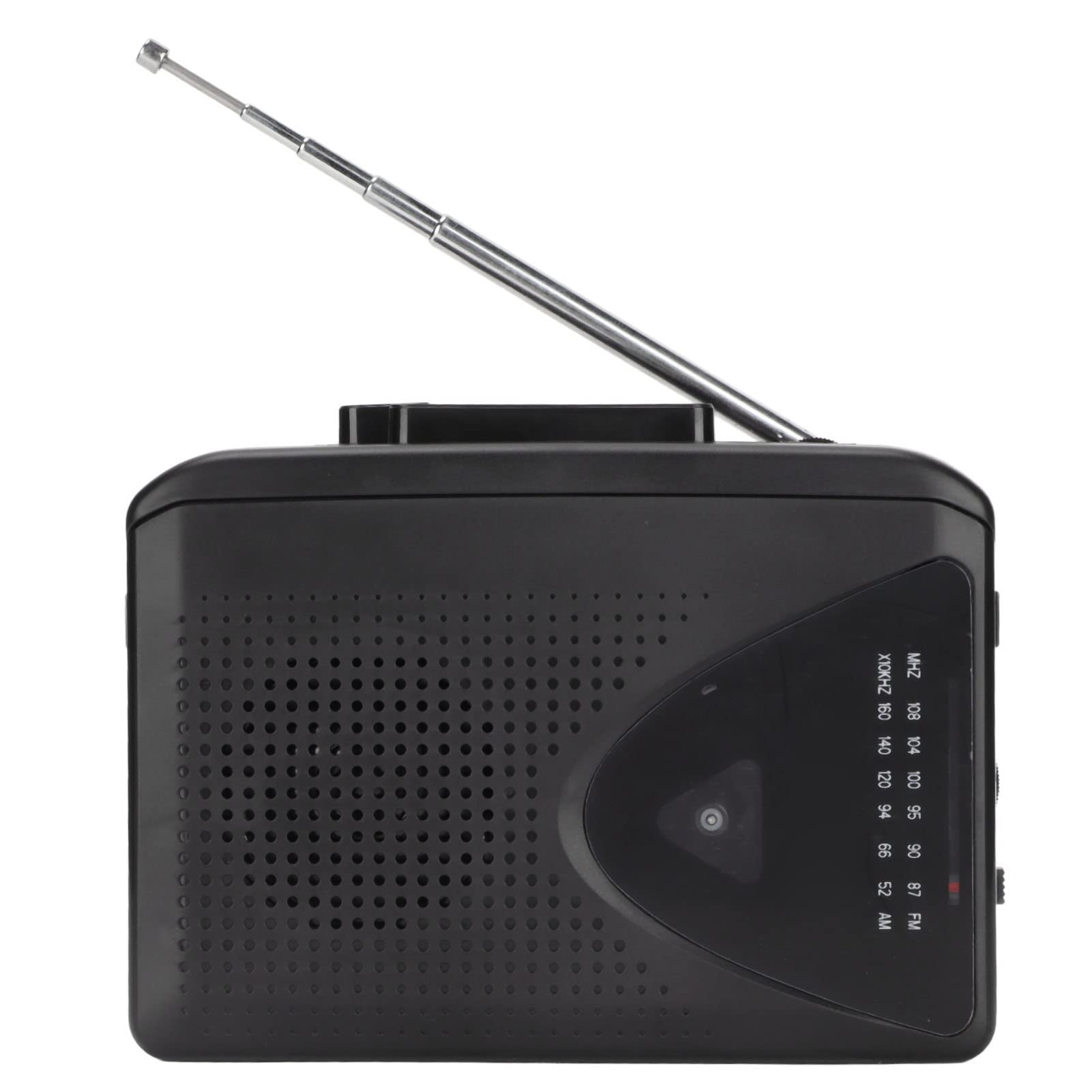 Portable Cassette Player,Classic Style Multifunction Supports AM FM Radio Stereo Compact Tape Player,AM FM Radio Cassette Recorder with Built in Speakers