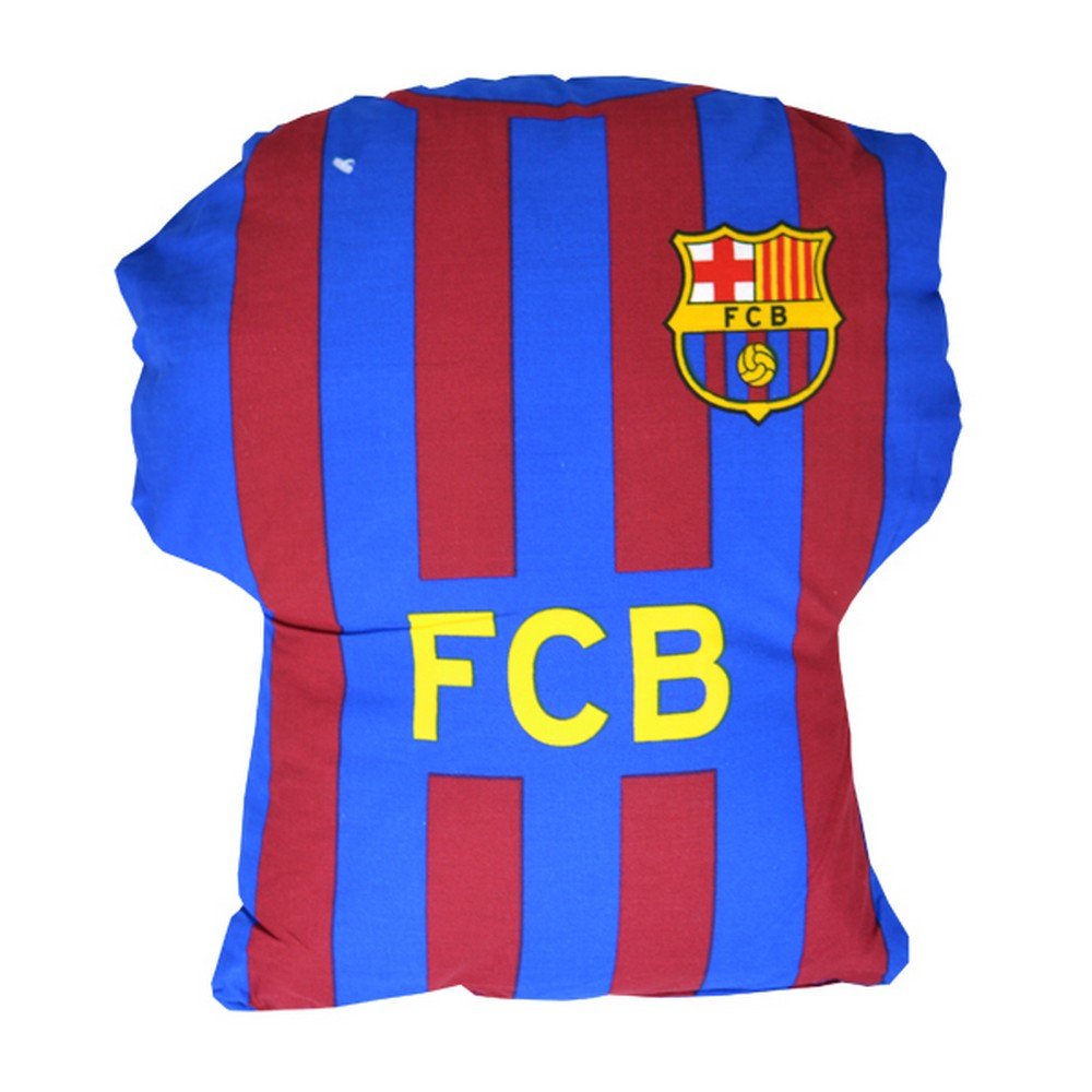 FC Barcelona Childrens/Kids Official Football Shirt Cushion (One Size) (Scarlet/Blue)