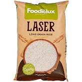 Foodielux Laser Uzbek Rice for Plov, Long Grain White Rice, 5 lb