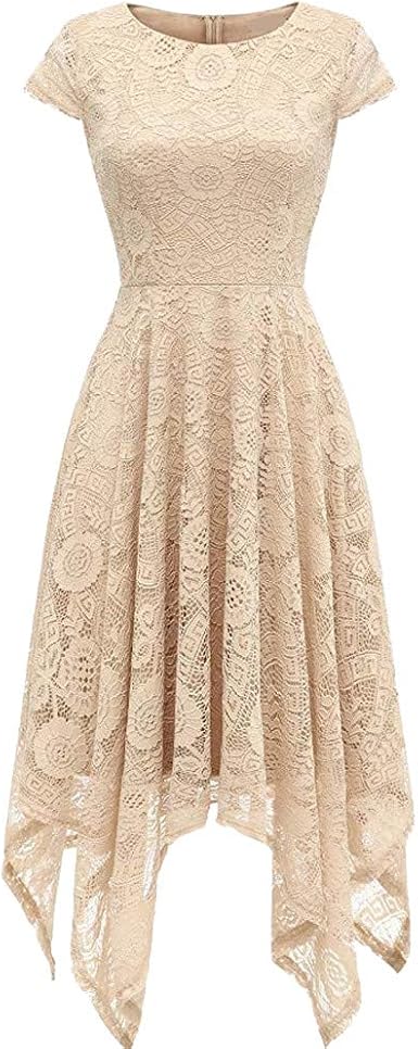 vestito corto davanti lungo dietro amazon