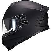 JQF Gear Motorcycle Full Face Dual Visor Helmets for Adults Street Bike Racing Motorbike Helmet A8 DOT Approved