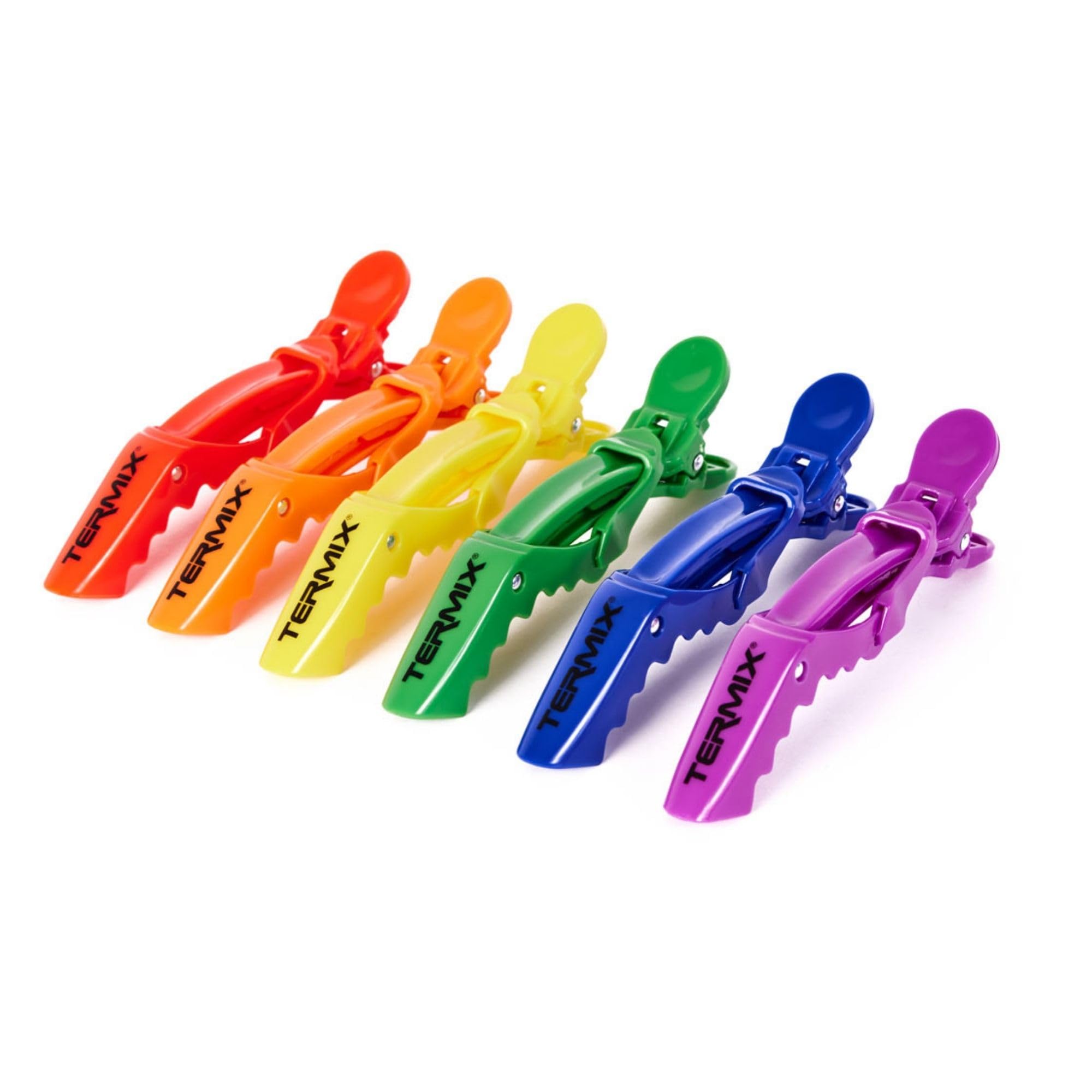 Termix Professional Pride Tweezers 6 Units with Non-Slip Handle, Strong Hold for All Hair Types and Ergonomic Design