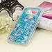 LG V20 Case, Glitter Liquid Case Cover Quicksand Bling Sparkle Shiny Moving Flowing Love Heart Slim Thin Soft TPU Bumper Protector Skin Shell for Girls with Stylus Pen Dust Plug ZSTVIVA - Blue