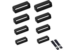 YFANITI Watch Band Keepers,Silicone Watch Strap Holder Loops,Watch Strap Keeper for Smart Sport Watches Parts