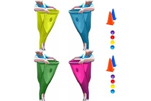 Granny Pants Yard Game, Granny Pants Party Rush! Granny Pants Giant Outdoor Recreational Tossing Games, with 4 Bouncy Balls &