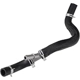 A ABSOPRO Heater Hose Assembly 5C3Z8075CB for Ford F250 Super Duty 05-07 | Radiator Overflow Hose, Rubber, Black