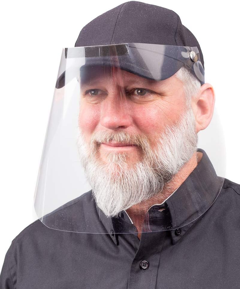 Ball Cap with Face Shield