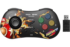 8BitDo Terry Bogard Bluetooth Controller in the Style of SNK Neo Geo CD - Compatible with PC Windows, Android and Neo Geo Min