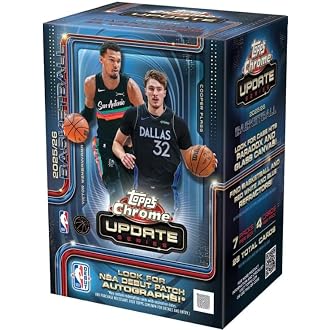 2025-26 Topps Chrome Update Basketball Sealed Mega Box (Look For Debut Patches) - View 8