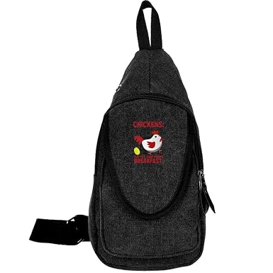 Amazoncom Chickens The Pet That Poops Breakfast Chest Crossbody