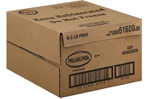 Kraft Philadelphia Original Cream Cheese Loaf, 3 Pound -- 6 per case.