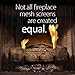 Enhance the Style of Your Fireplace with a Condar Mesh Screen. Fireplace Mesh Screen Curtain. 28
