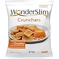 WonderSlim Protein Cracker Snack Chips, Cheddar, Low Fat & Gluten Free (10ct)