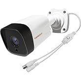 TIGERSECU 5MP Metal Long Range Security Camera for TVI/CVI/AHD/CVBS DVRs | Hybrid 4-in-1 with OSD Switch, Weatherproof for Indoor and Outdoor Use, Power Supply and Coaxial Cable Sold Separately