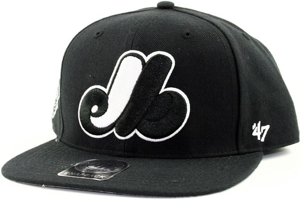 black montreal expos hat