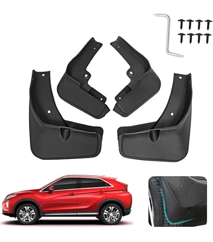 4 Unidades De Aletas De Barro Para Mitsubishi Mirage G4