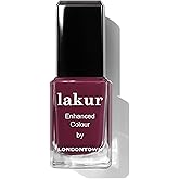 LONDONTOWN lakur Nail Polish - Chip-Resistant, Non-Toxic, Conditions & Hydrates Nails | Glossy Raspberry, Flirty & Thriving, .40 fl oz